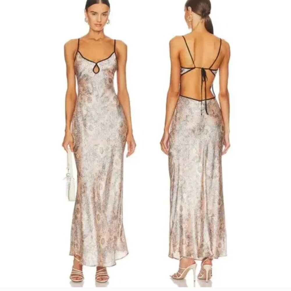 NWT Nina Keyhole Maxi Dress